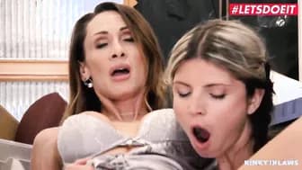 LETSDOEIT Cynthia Vellons Gina Gerson Strap Play With Cougar