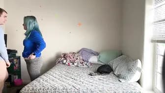 Little Bbw mama taking mase619 thick daddy cock