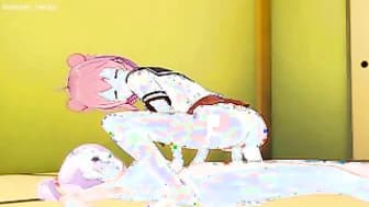 AKARI AKAZA FUTANARI YURU YURI