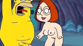 Griffins and Simpsons wife exchange