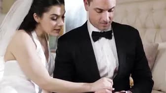 MODERN-DAY SINS - Groomsman Assfucks Best Buddy's Wifey Valentina Nappi Inside Marital Bed On Wedding Day