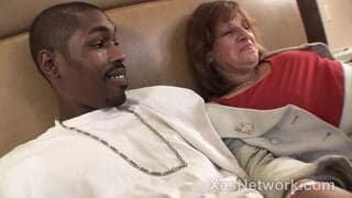 51 yr mature Red Haired Office Secretary tries Out Her First big black cock inside Interracial Scene