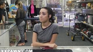 XXX PAWN - Kiley Jay Gets r. On Her Ex Wife By Fuckig Store Owner