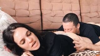 My stepbrother came in my snatch after sucking off my boobs and making out me