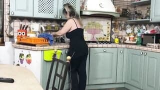Titty Screwed Into The Kitchen - Luna Green & Markus Green two