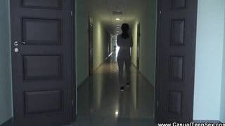 Casual 18 Year Old Sex - Hotel banged! with nubile Hot Parish