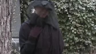 Stockinged MILF rides anally a long dick