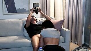 Jennifer Exxotic: Big-Tit Stepmom Anal with Skinny Stepson