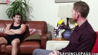 Brody Kayman helps hunk Kyle Fletcher see how hot his body is
