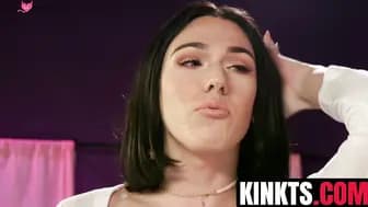 Busty Aspen Brooks anally banged submissive athletic Kip Johnson