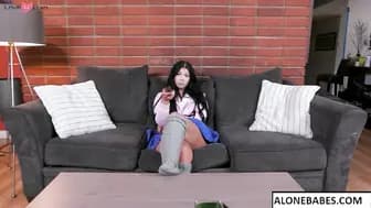 Step-Sister's Hot memory - Stepbrother Gets A Surprise Blowjob And Rough Sex