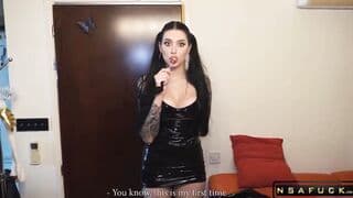 RUSSIAN ESCORT TEEN LETS ME CREAMPIE HER