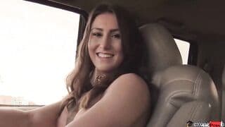 EXCOGI - Young Dark Haired Paige Owens Getting Real Orgasms On