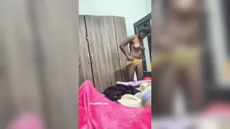 Tamil new slim wife big boob hot ass hairy pussy showing hubby