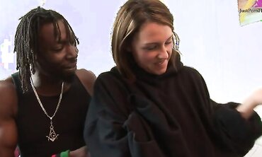 Nikki Loren Loves Byrons Huge Black Cock
