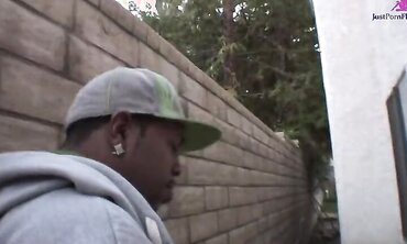 Jordan Blue Is An Interracial Fucking Machine Swallowing Huge Black Cock