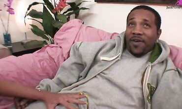 Jordan Blue Is An Interracial Fucking Machine Swallowing Huge Black Cock