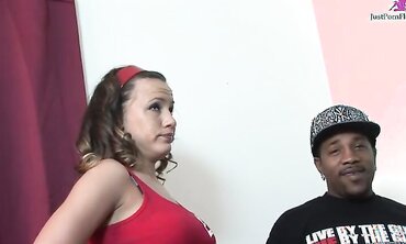 Holly Mae Holmes Gets Her Pussy Tapped By A Black Guy Again
