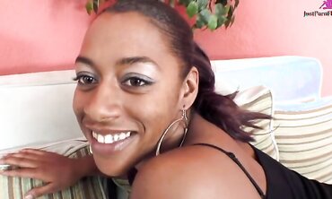 Ms. Juicy Sucks Long Black Dick And Gets Cum On Her Face.