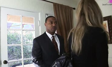 Charley Chase And Julia Ann Seduce Their Black Male Friend And Fuck Him Hard