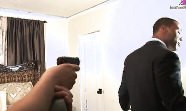 Charley Chase And Julia Ann Seduce Their Black Male Friend And Fuck Him Hard