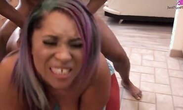 Pinky Shows Her Friend Victoria Cakes How to Properly Suck and Fuck a BBC