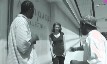 Frankie Is Screwed In This Interracial Threesome That Features Big Cocks