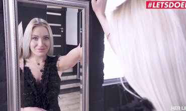 HER RESTRICT - PHAT ASS WHITE GIRL COUGAR Angelika Grays Takes 2 Thick Hard-Ons In Her Cock-Squeezing Rosy Pucker Utter Episode