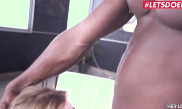 HER CONFINE - Misha Maver Bi-Racial Assfuck Packed Up With Immense Dark-Hued Wood Total Sequence
