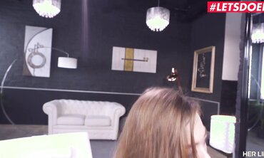 HER CONFINE - Misha Maver Bi-Racial Assfuck Packed Up With Immense Dark-Hued Wood Total Sequence