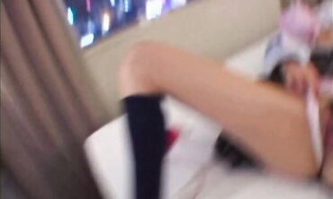 Lil sweetie student pummeled by her mate after college two