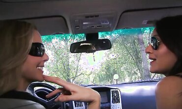 Charley Pursue And Julia Ann Entice Their Ebony Masculine Buddy And Poke Him Stiff two