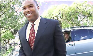 Charley Pursue And Julia Ann Entice Their Ebony Masculine Buddy And Poke Him Stiff two