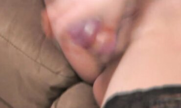 Alyssa Reece Fake Penises Herself On The Sofa