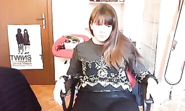 Peeing Chubby Girl - Piss Play with Curvy Teen in Bathroom