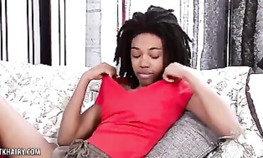 Oliva-Green's Sensual Striptease - Sexy Blonde Teen Masturbates & Orgasms