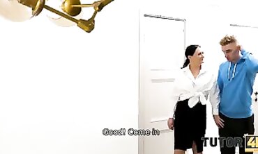 Mature Art Educators Tutoring barely legal Students in Kink