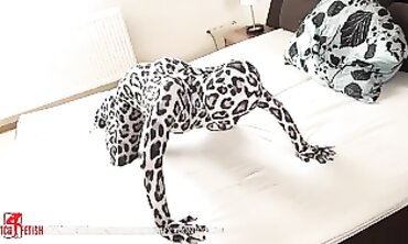 Exclusive Footage - Busty Blonde Beauty Linsday Enjoys Her Cat Suit