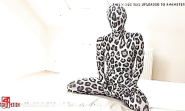 Exclusive Footage - Busty Blonde Beauty Linsday Enjoys Her Cat Suit