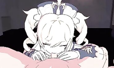 Sexy Cosplay Babe Gets Fucked By A Monster From The Game 'Genshins' - Hentai Spark