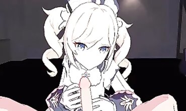 Sexy Cosplay Babe Gets Fucked By A Monster From The Game 'Genshins' - Hentai Spark