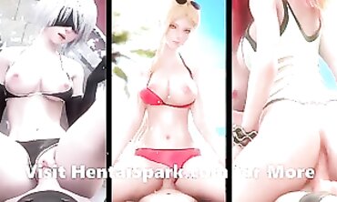 Sexy Cosplay Babe Gets Fucked By A Monster From The Game 'Genshins' - Hentai Spark