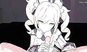 Sexy Cosplay Babe Gets Fucked By A Monster From The Game 'Genshins' - Hentai Spark