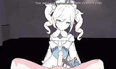 Sexy Cosplay Babe Gets Fucked By A Monster From The Game 'Genshins' - Hentai Spark