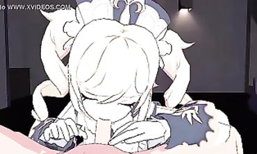 Sexy Cosplay Babe Gets Fucked By A Monster From The Game 'Genshins' - Hentai Spark