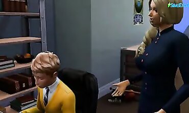 Mature Stepmother Teaches Younger Man How to Please A Woman
