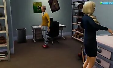 Mature Stepmother Teaches Younger Man How to Please A Woman