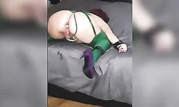Bondage Blonde Babe Fucked Hard in Rough Sex Scene