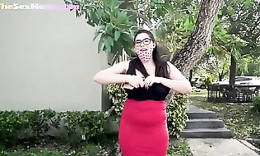 Thicc Boobed Spexy Queen - Huge Natural Busts Filled With Pussy Juice