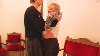 Russian MILF 'Grandma' Fucks Her Grandson In POV Style